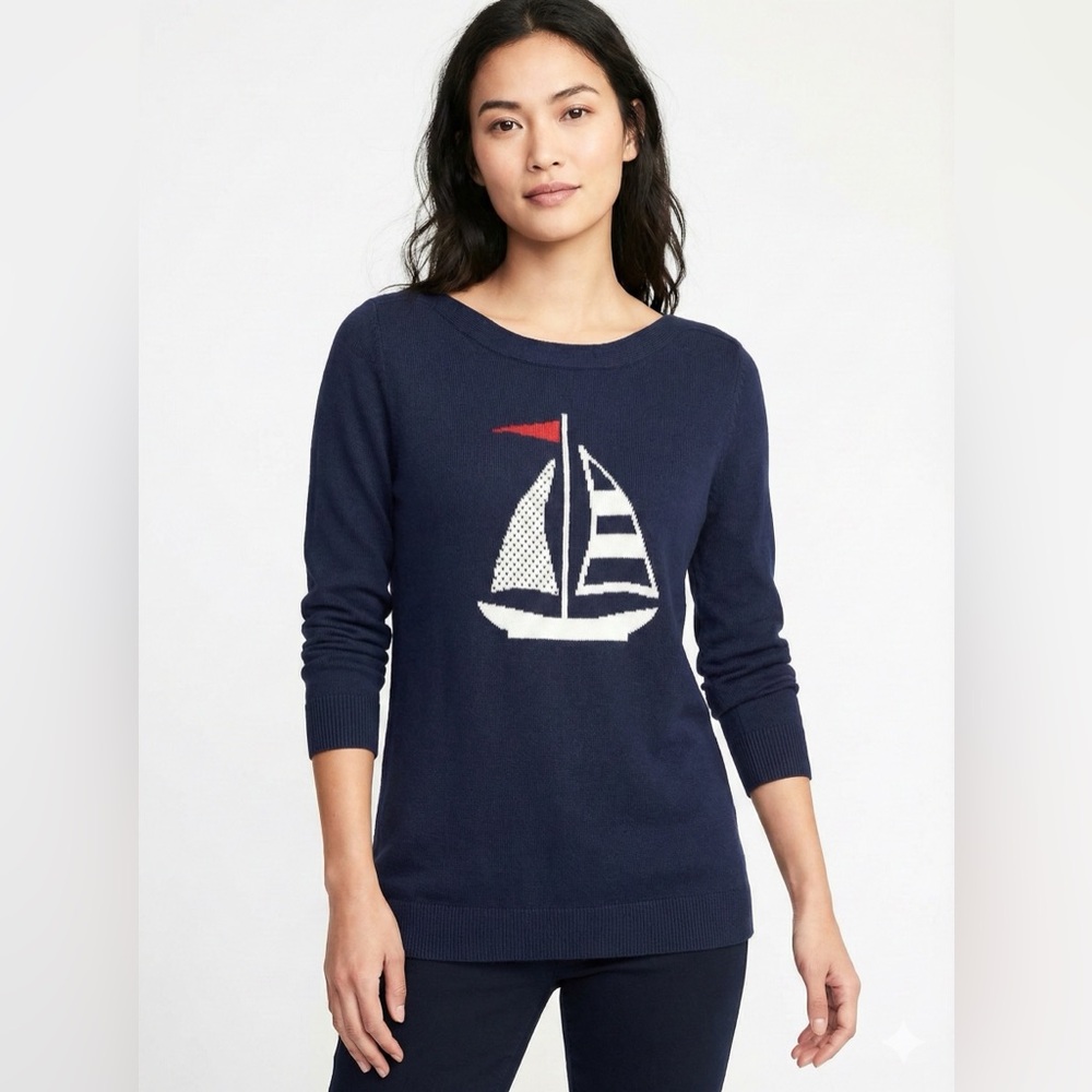 Charter Club Sailboat Sweater
